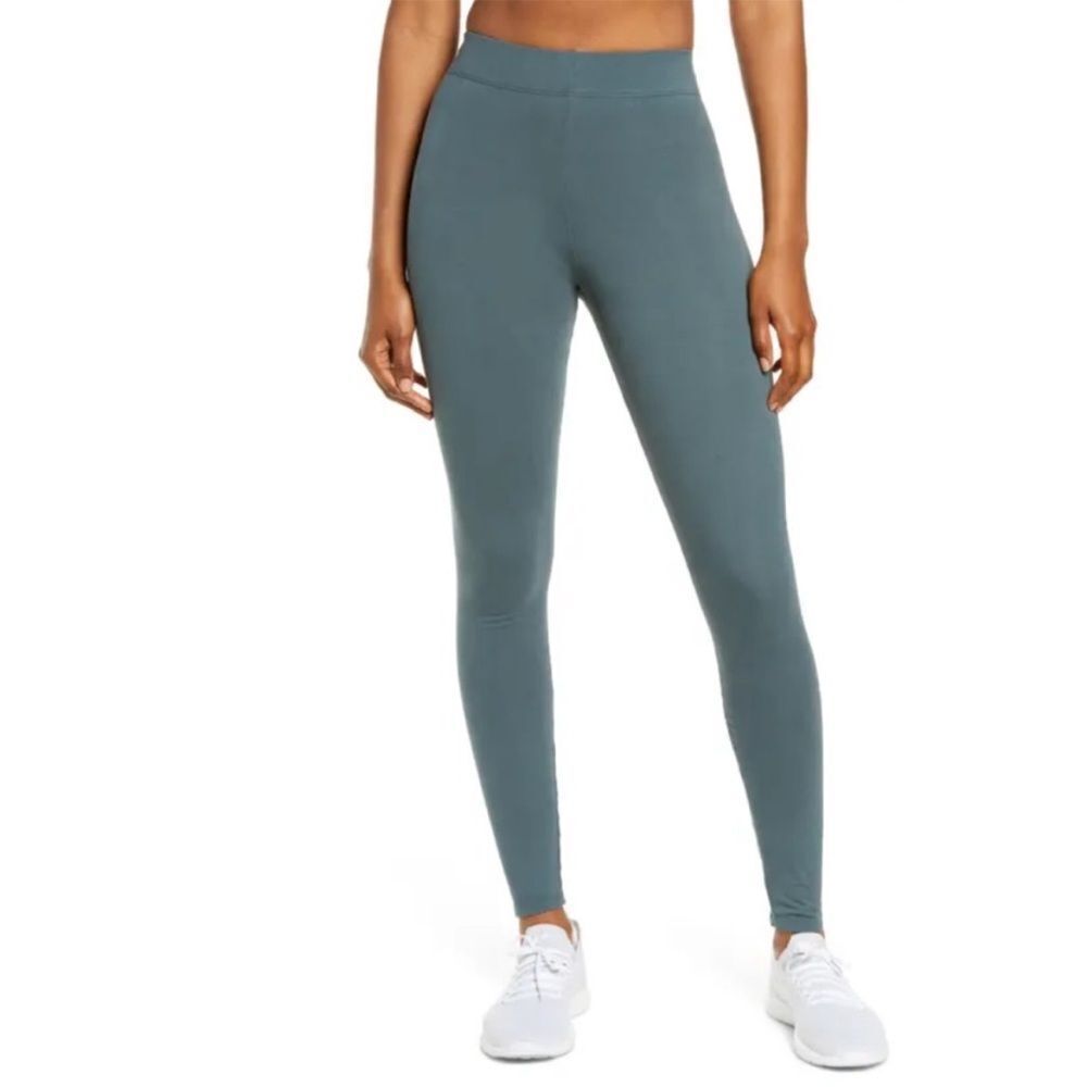 NWT GOOD AMERICAN GA ORION BLUE LOUNGE LEGGING PANTS SIZE: 0